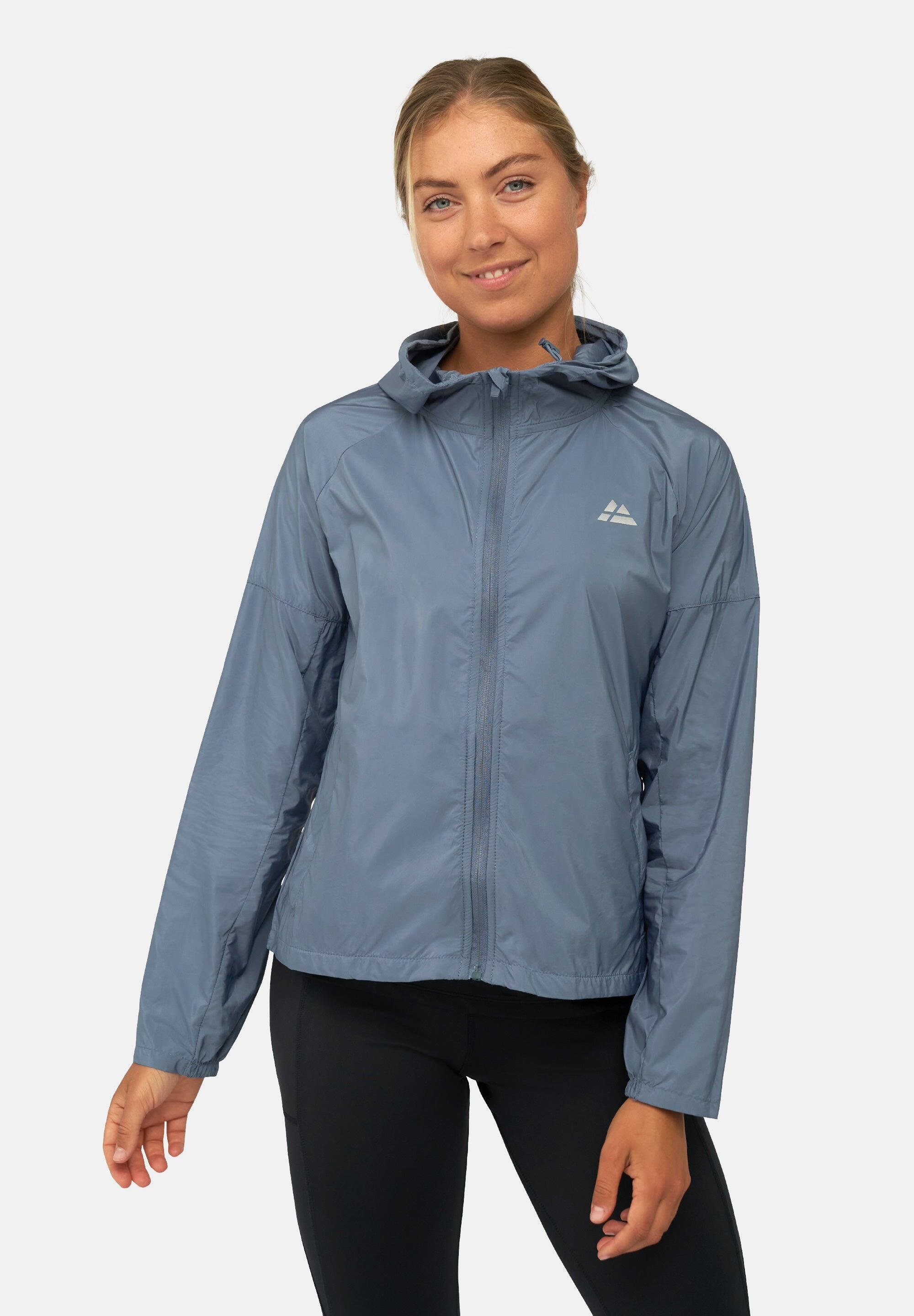 Veste de Running Réfléchissante Femme Coupe-Vent Légère et Compacte avec Capuche 3/6