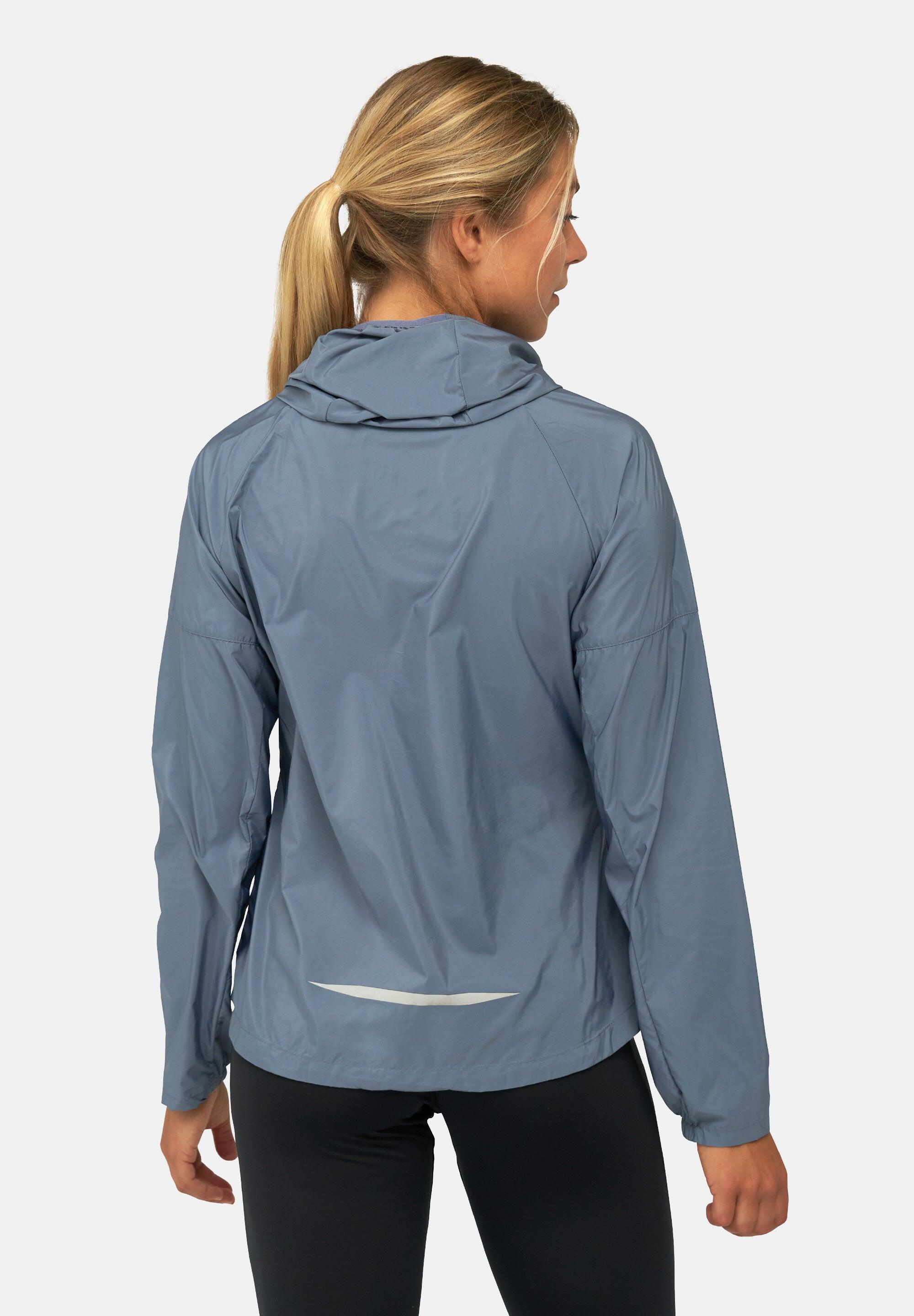 Veste de Running Réfléchissante Femme Coupe-Vent Légère et Compacte avec Capuche 4/6