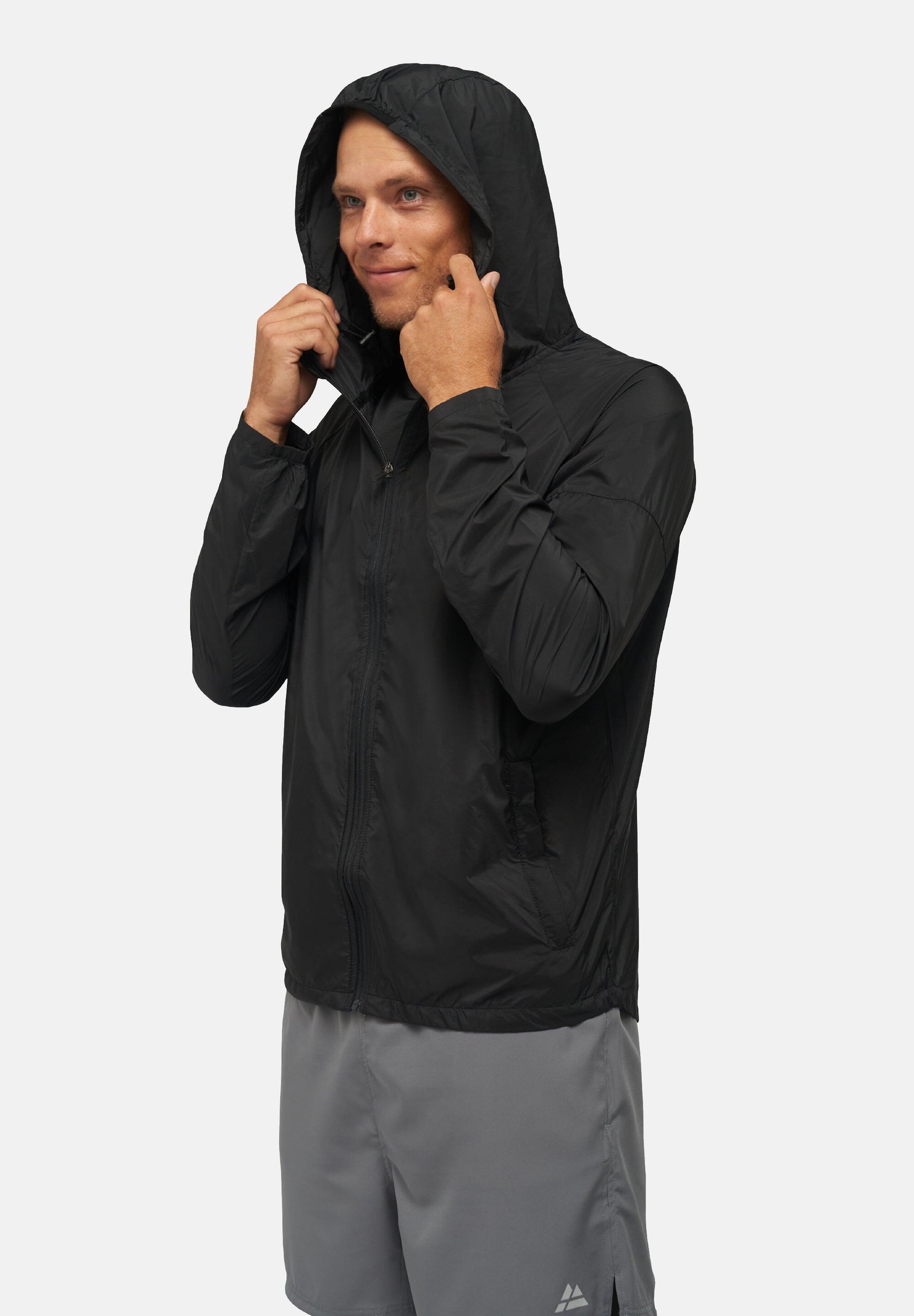 Veste coupe-vent légère homme Pliable avec capuche 3/6