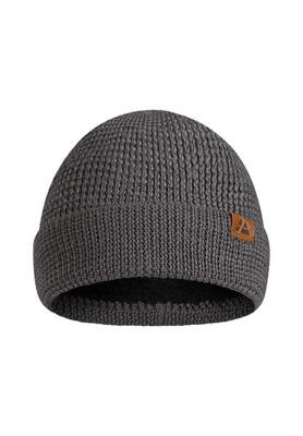 Merino wol beanie met fleecevoering warme gebreide muts unisex