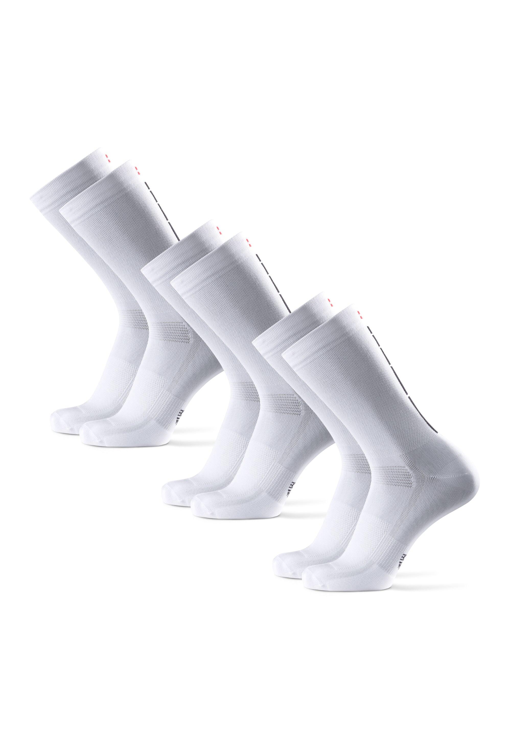 Calcetines de ciclismo 3 pares Transpirables con Amortiguación Pro 3/5