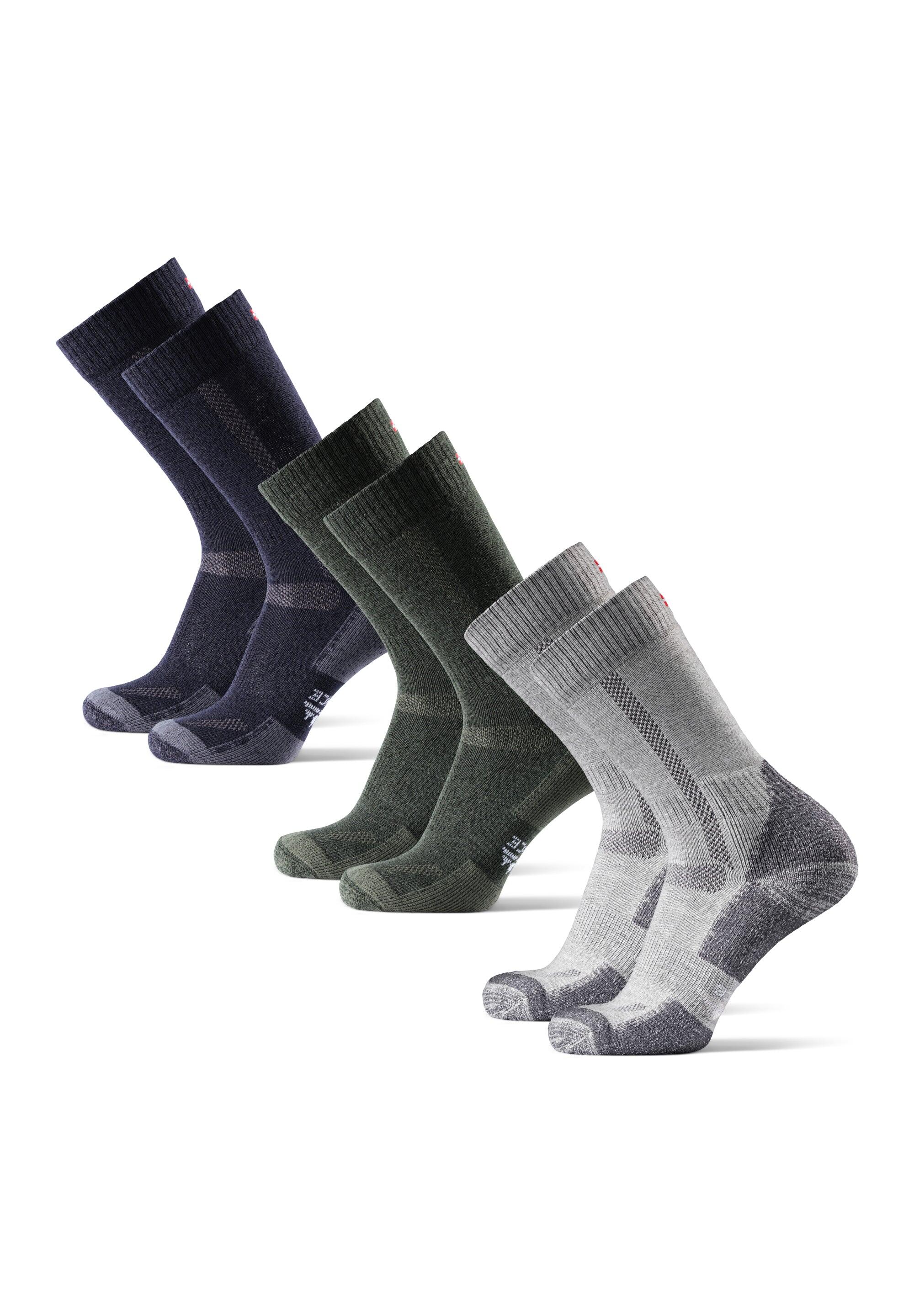 Calcetines de senderismo 3 pares Lana Merino Antiampollas Unisex 3/5