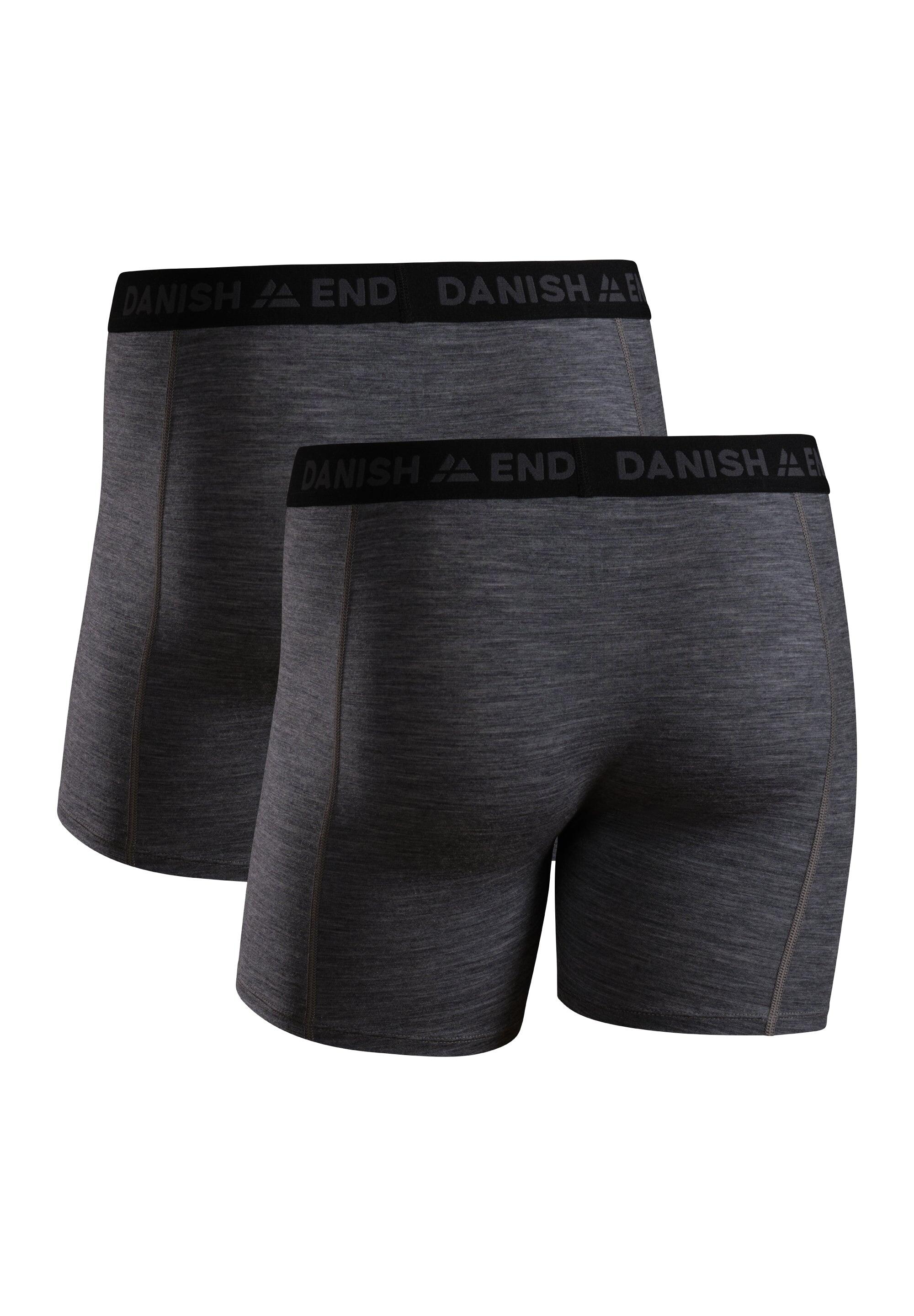Heren Merino Wol Boxers Ademend Anti Schuur Geur Bestendig 2 Pack 2/6