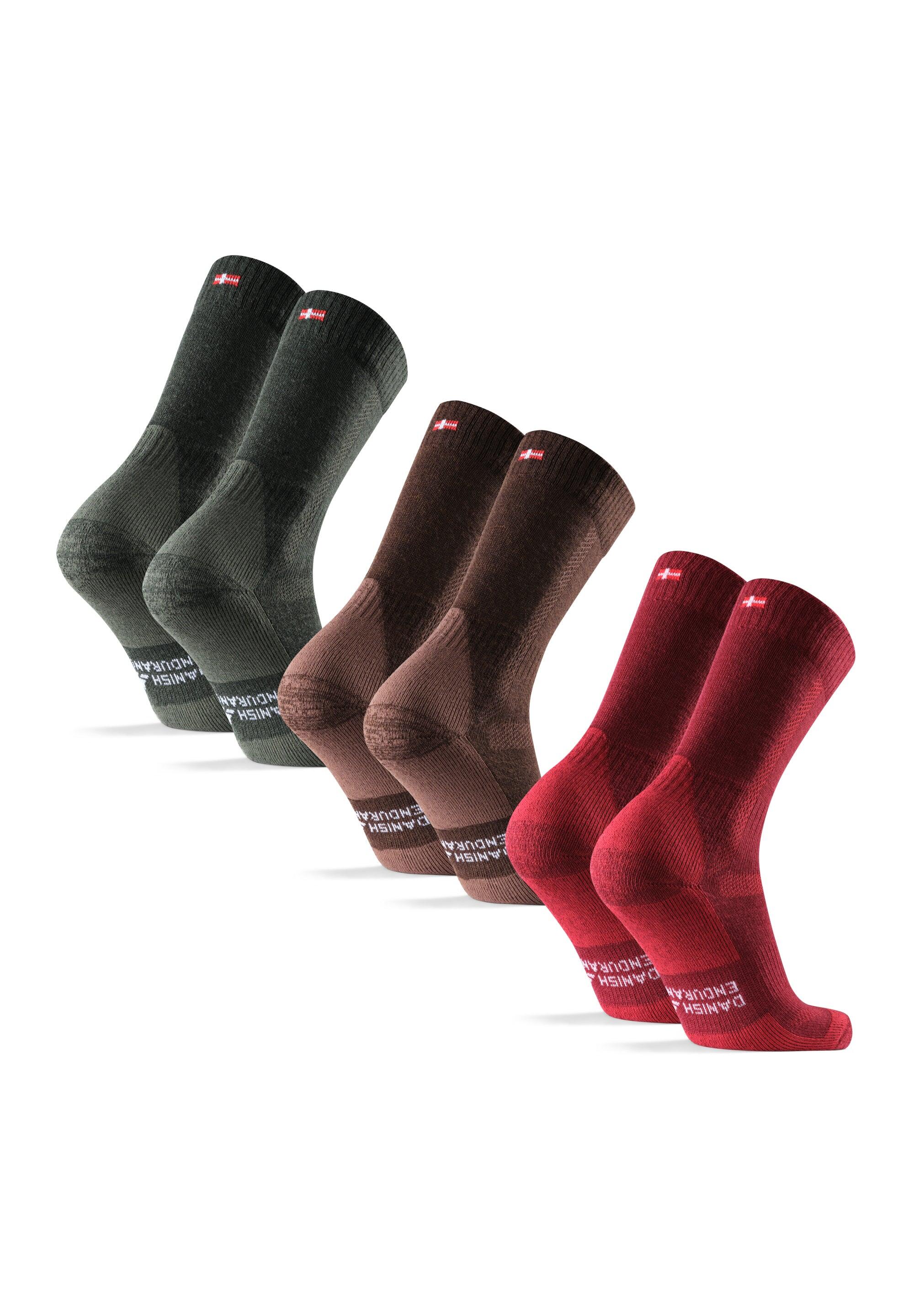 Calcetines de senderismo 3 pares Lana Merino Antiampollas Unisex 2/5