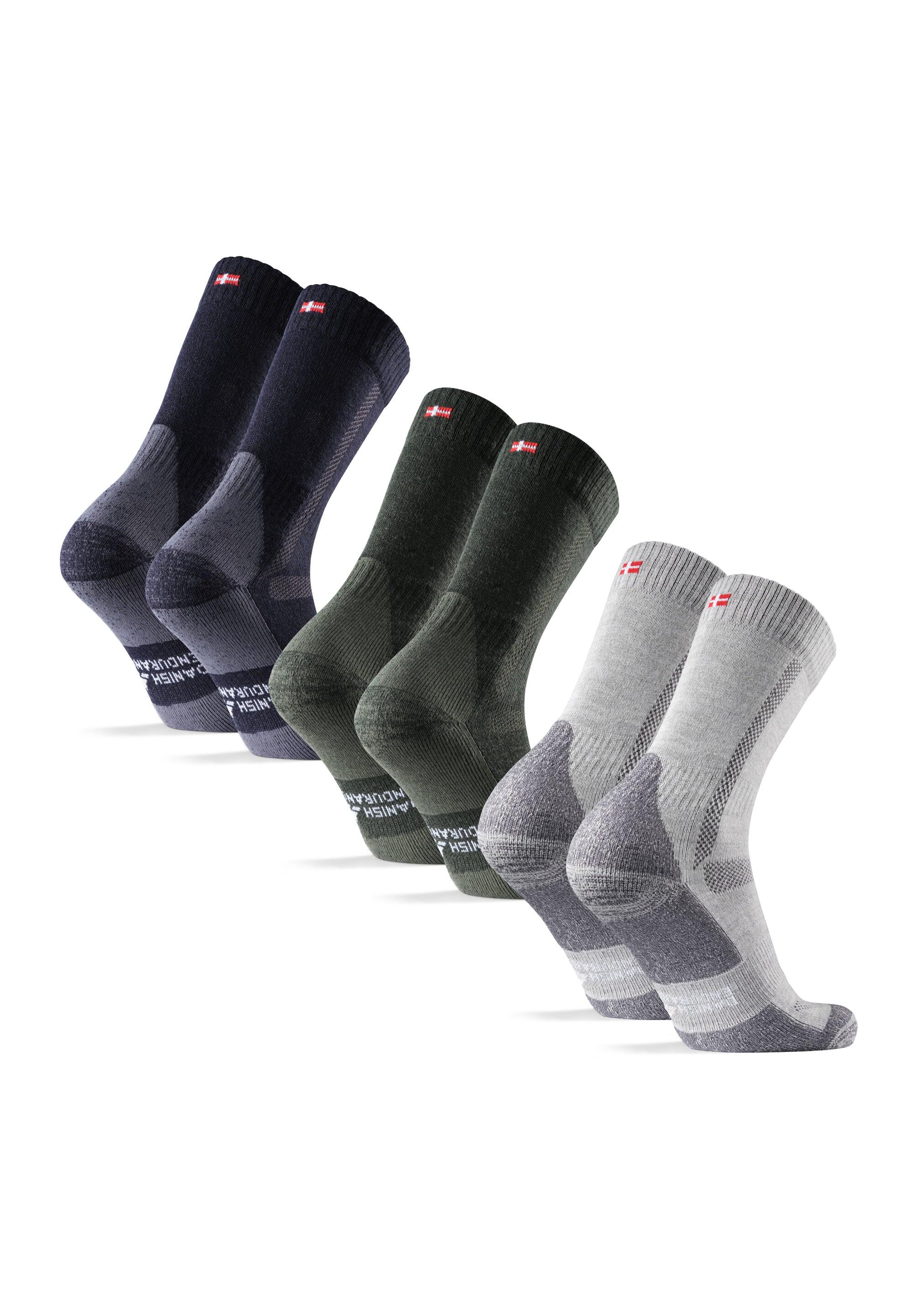 Calcetines de senderismo 3 pares Lana Merino Antiampollas Unisex 2/5