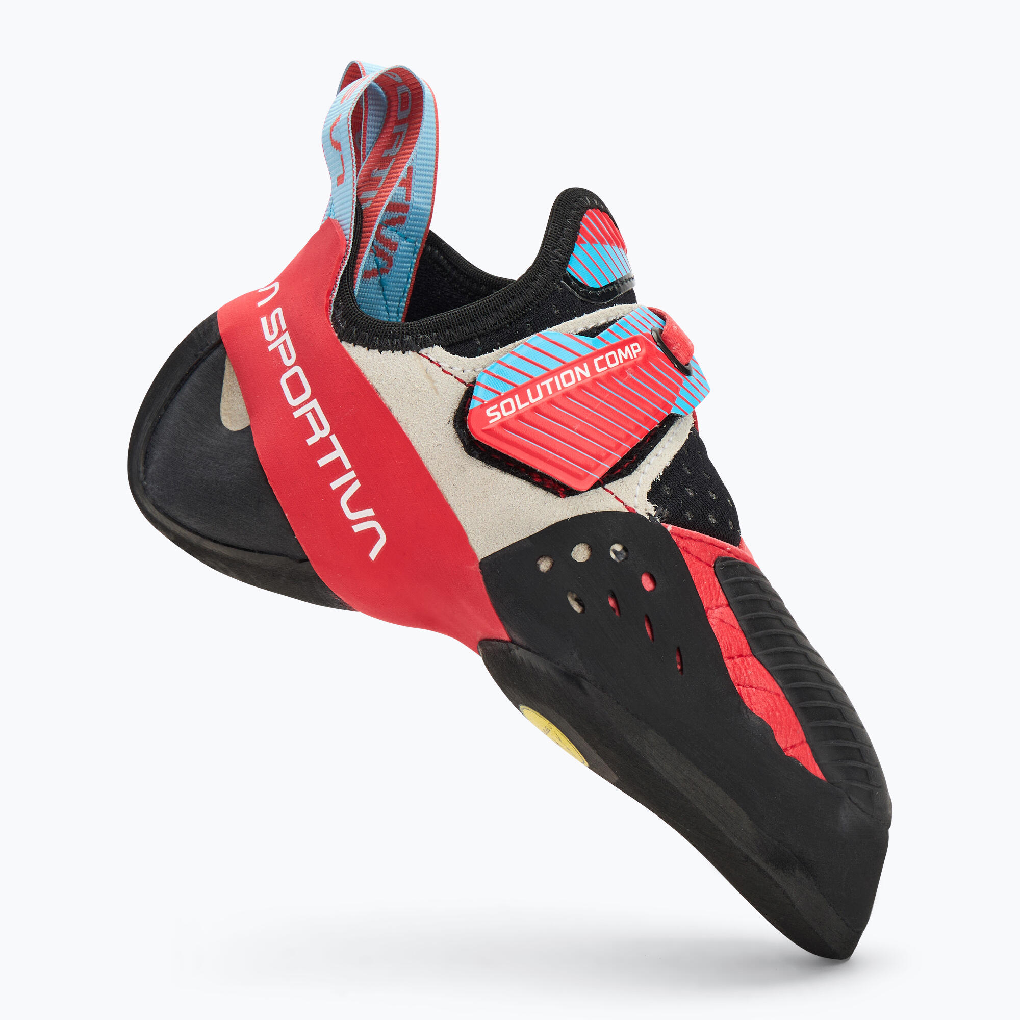 Kletterschuh La Sportiva Solution Comp Damen Hibiscus Malibu (Vibram XS Grip2) 2/5