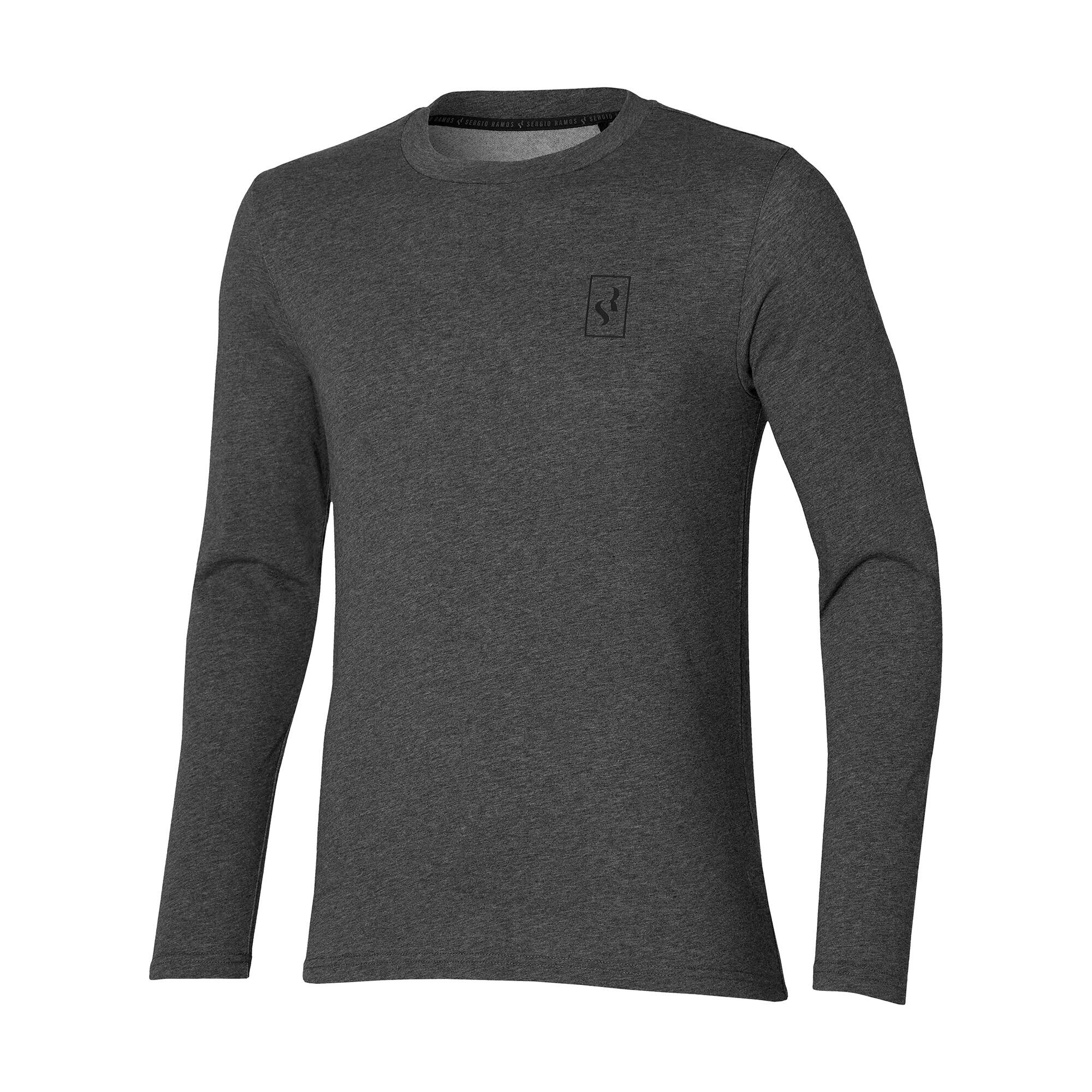 Longsleeve piłkarski męski Mizuno Sergio Ramos szara P2MA2S5506 3/3