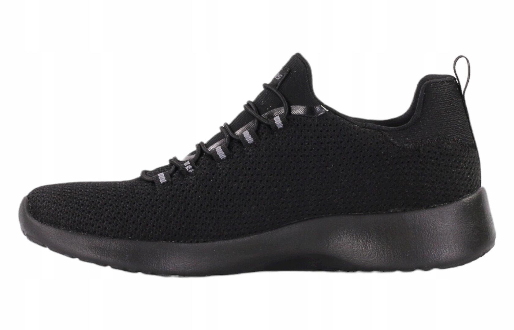 Buty męskie Skechers DYNAMIGHT 58360-BBK niskie czarne 41,5 2/4