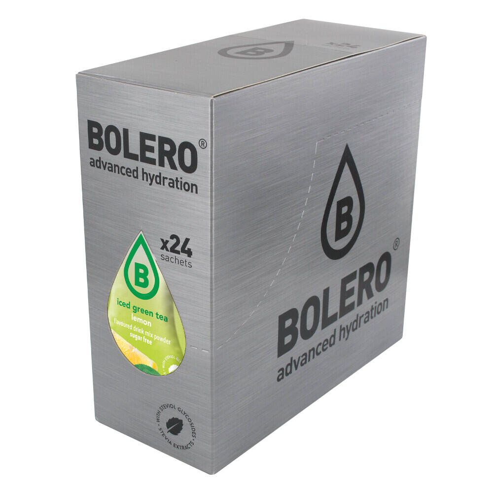 Bolero Iced Green Tea (24x8g) Lemon - Intra- & Post-Workout - Intra-Workout