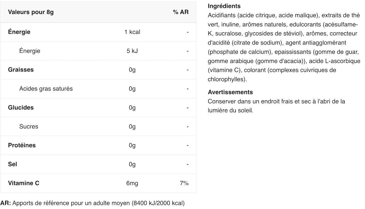Boissons à diluer - BOLERO® - Thé Vert Glacé à la Mangue et Litchi 2/3