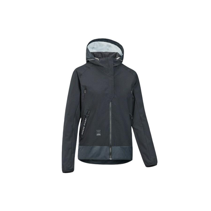 Horse Pilot - Blouson Compatible À Capuche Femme Horse Pilot Bombers Airbag - Veste - Noir - Decathlon
