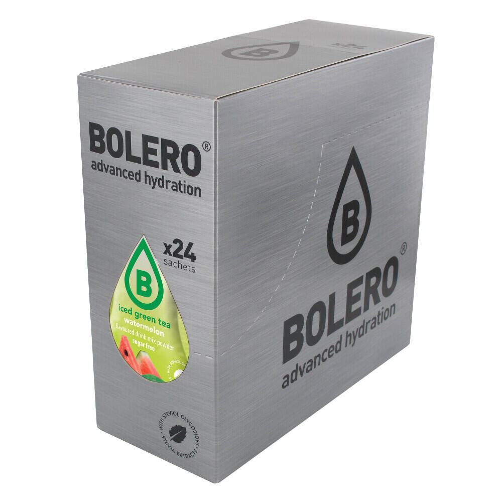 Bolero Iced Green Tea (24x8g) Watermelon - Intra- & Post-Workout - Intra-Workout