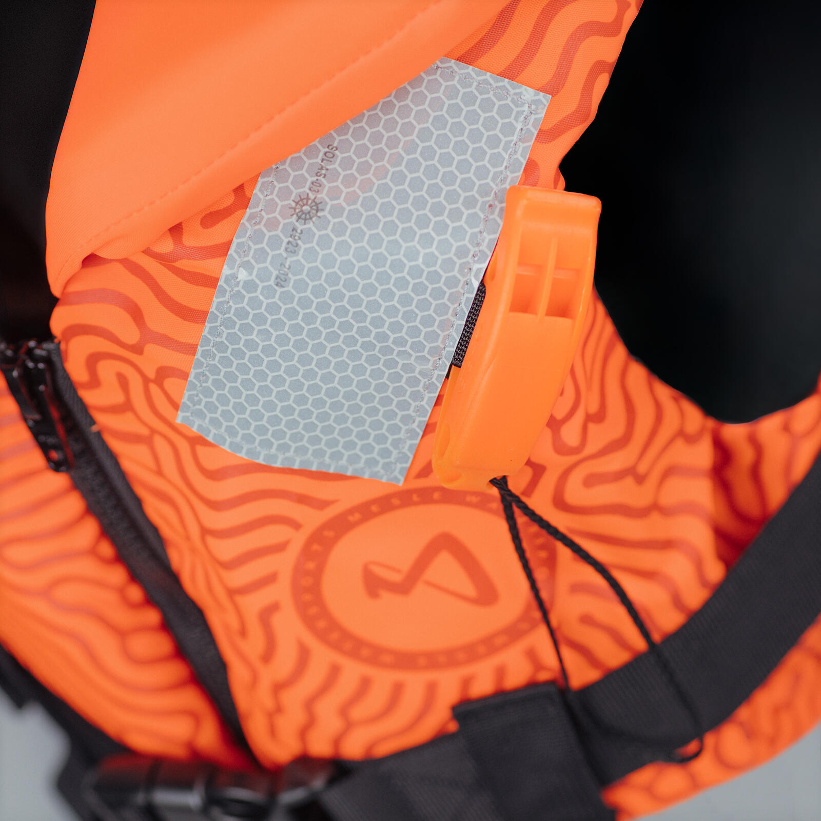 Wassersport Rettungsweste 100n weich flexibel Baby Kinder Unisex - Orange 3/7