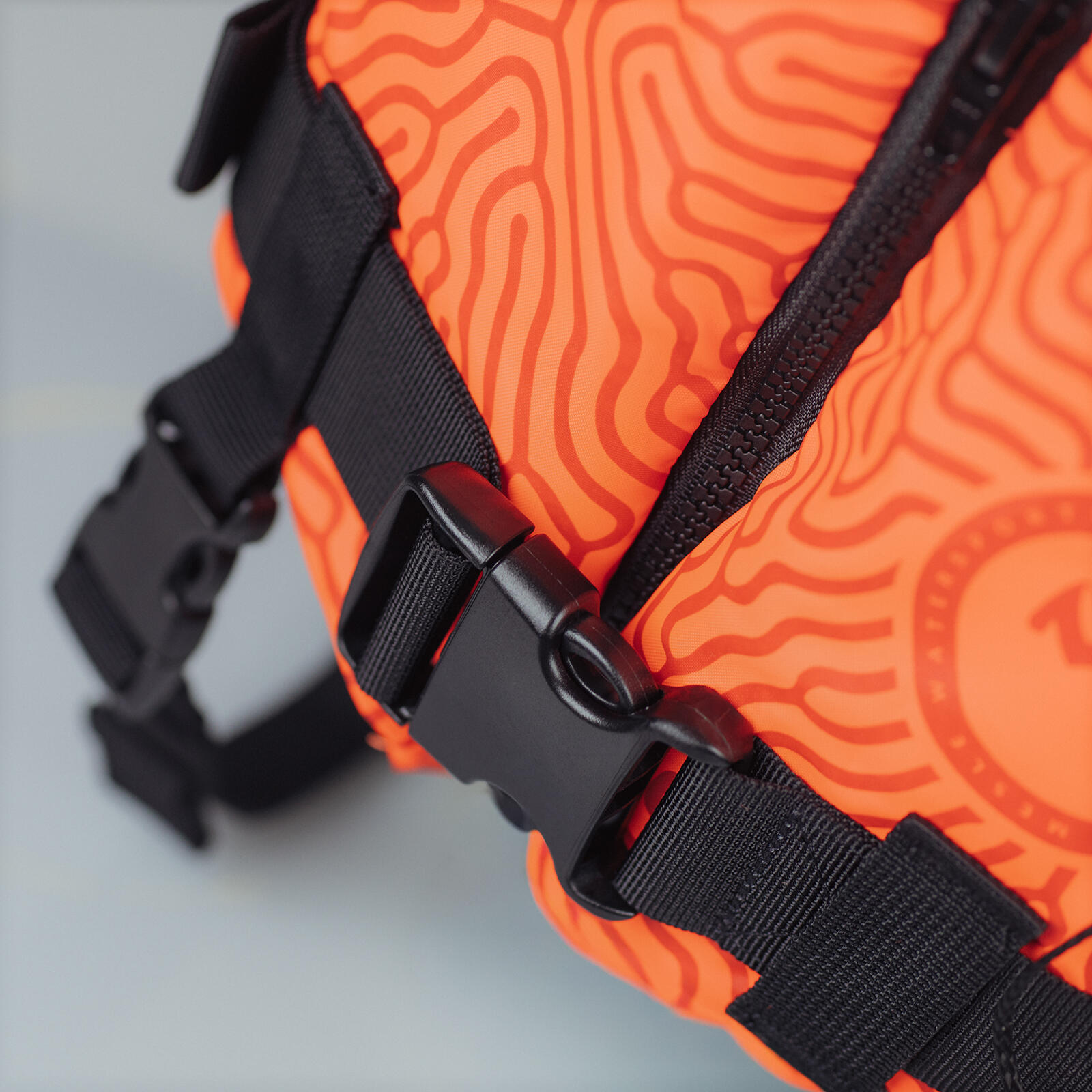 Wassersport Rettungsweste 100n weich flexibel Baby Kinder Unisex - Orange 6/7