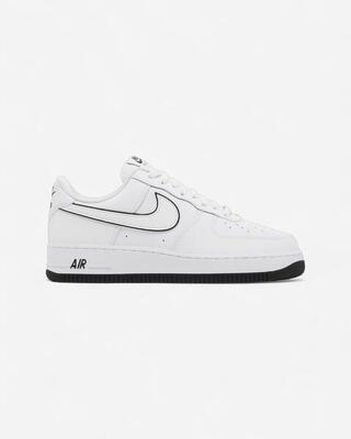 Nike Air Force 1 '07 Low White Black Outline Swoosh