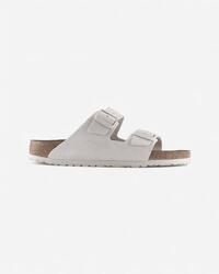 Birkenstock Arizona Soft Footbed Suede Antique White