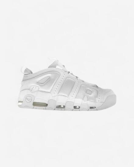 Nike Air More Uptempo Low Triple White