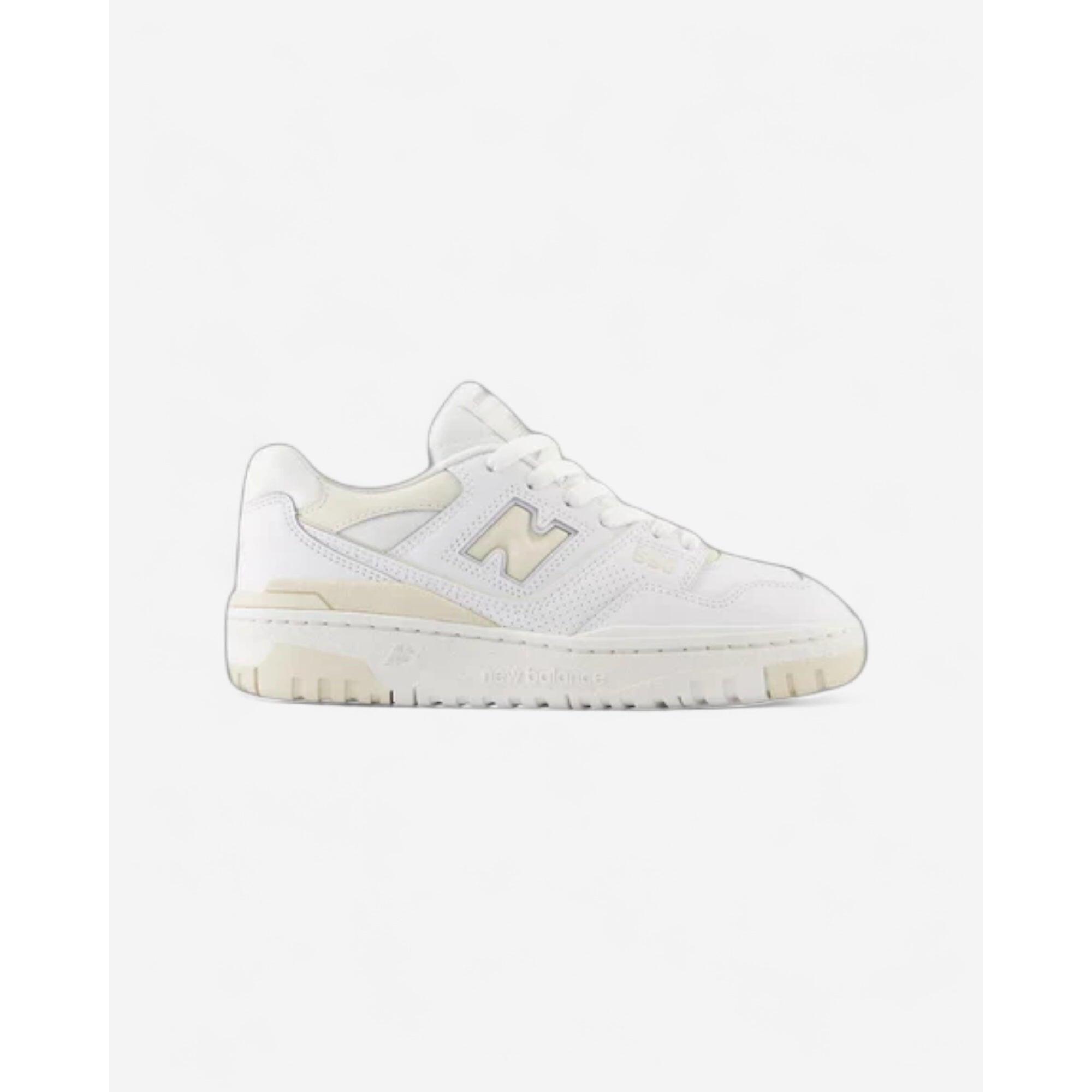 New Balance - New Balance 550 White Cream Leather (gs) - Baskets - Blanc - Decathlon
