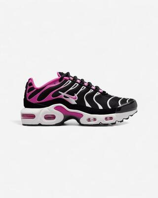 Nike Air Max Plus Black White Laser Fuchsia (GS)