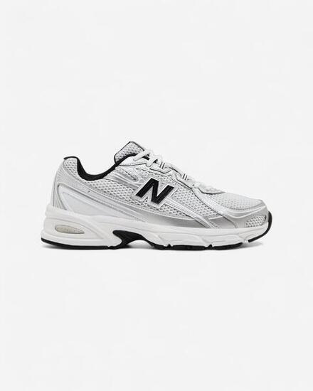 New Balance 740 White Silver Metallic Navy
