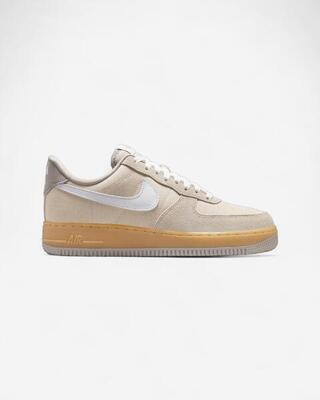 Nike Air Force 1 Low '07 Suede Canvas Khaki (Women's)