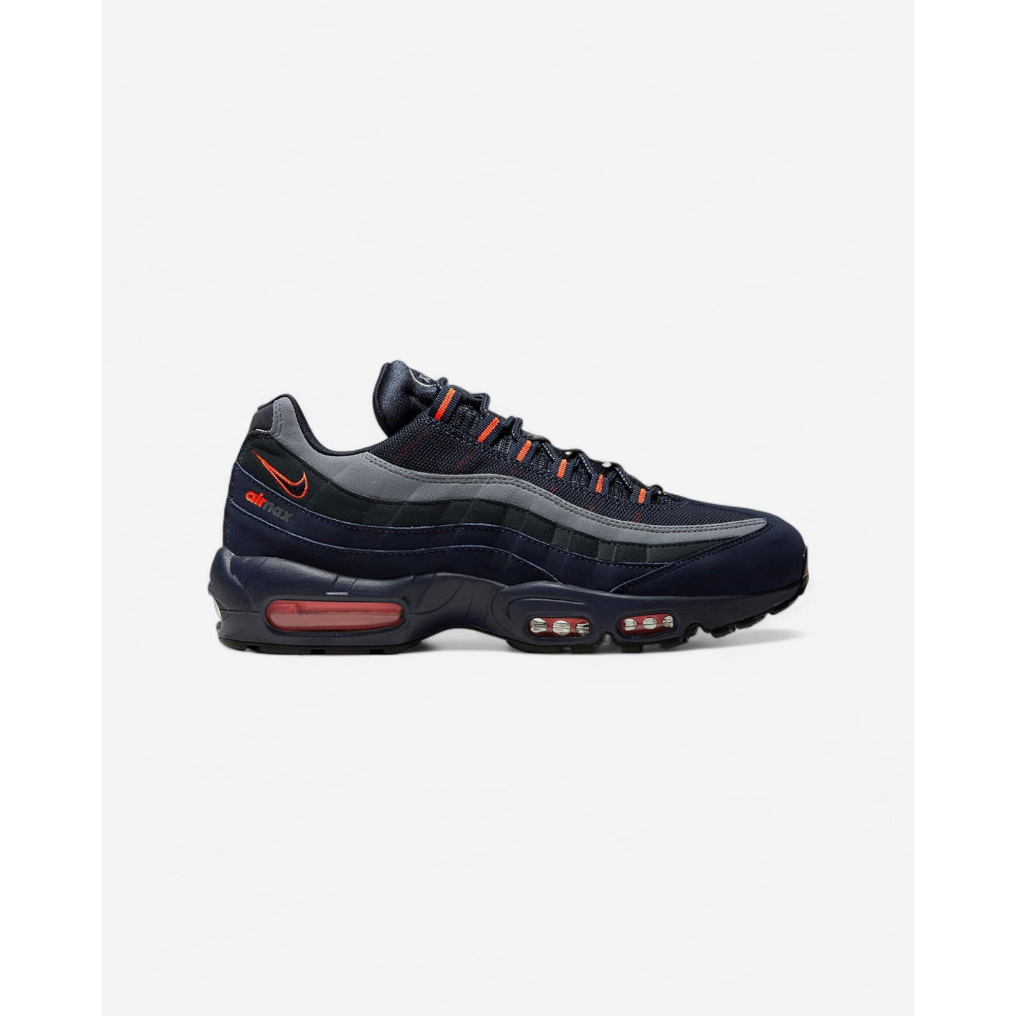 Nike - Nike Air Max 95 Logo Navy Orange - Baskets - Noir - Decathlon