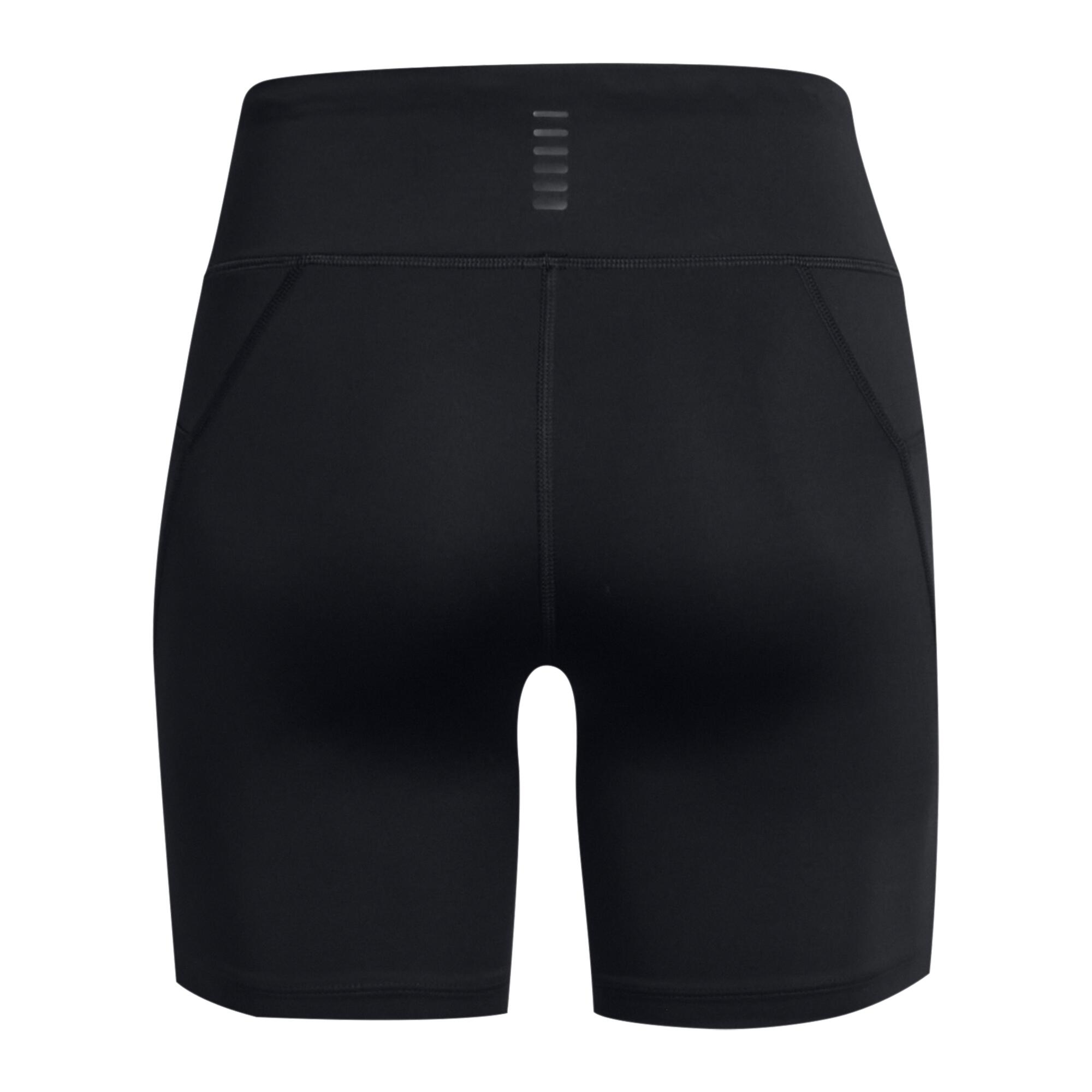 Calças curtas femininas Under Armour Launch Tight 4/6