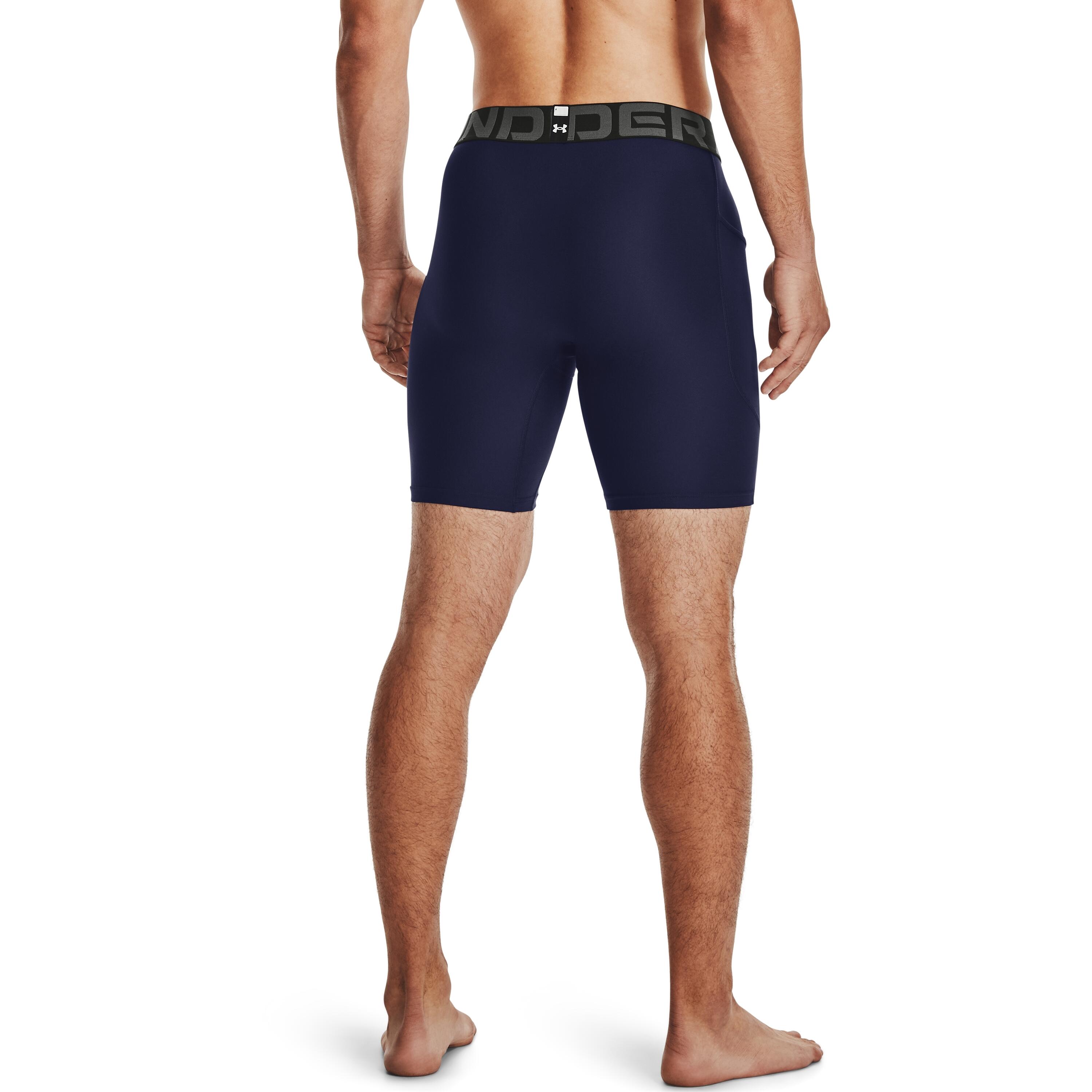 Kort Mannelijk Under Armour Short Compression Heatgear Blauw 5/6