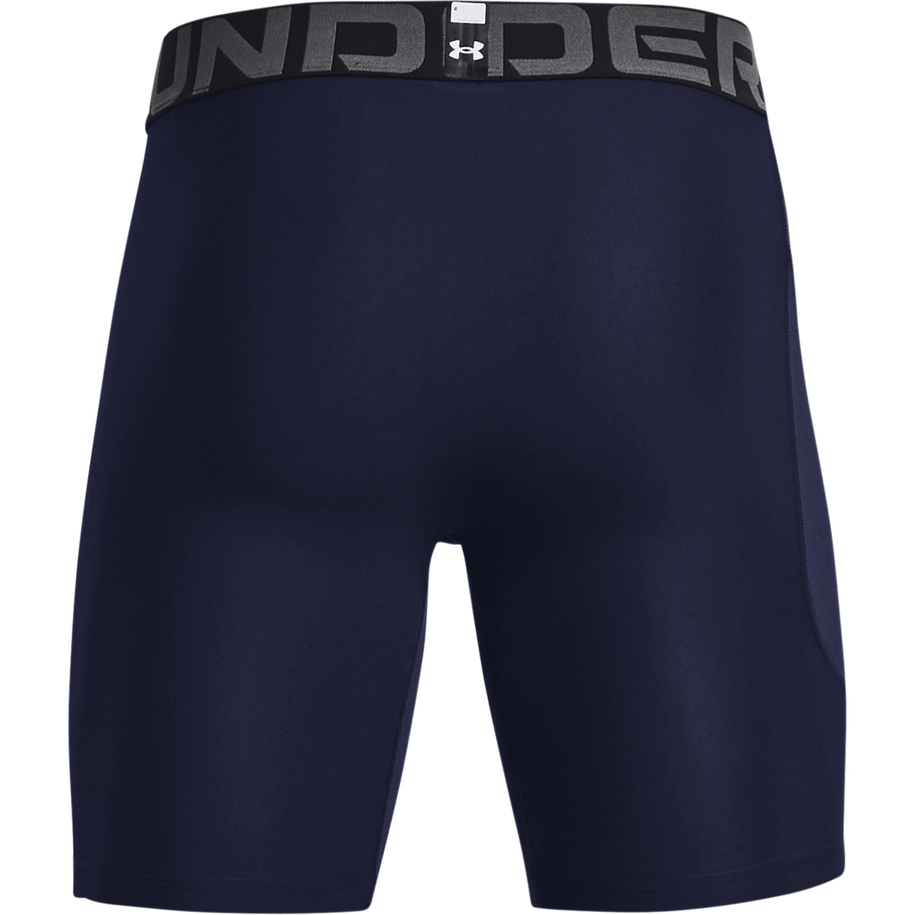 Kort Mannelijk Under Armour Short Compression Heatgear Blauw 4/6