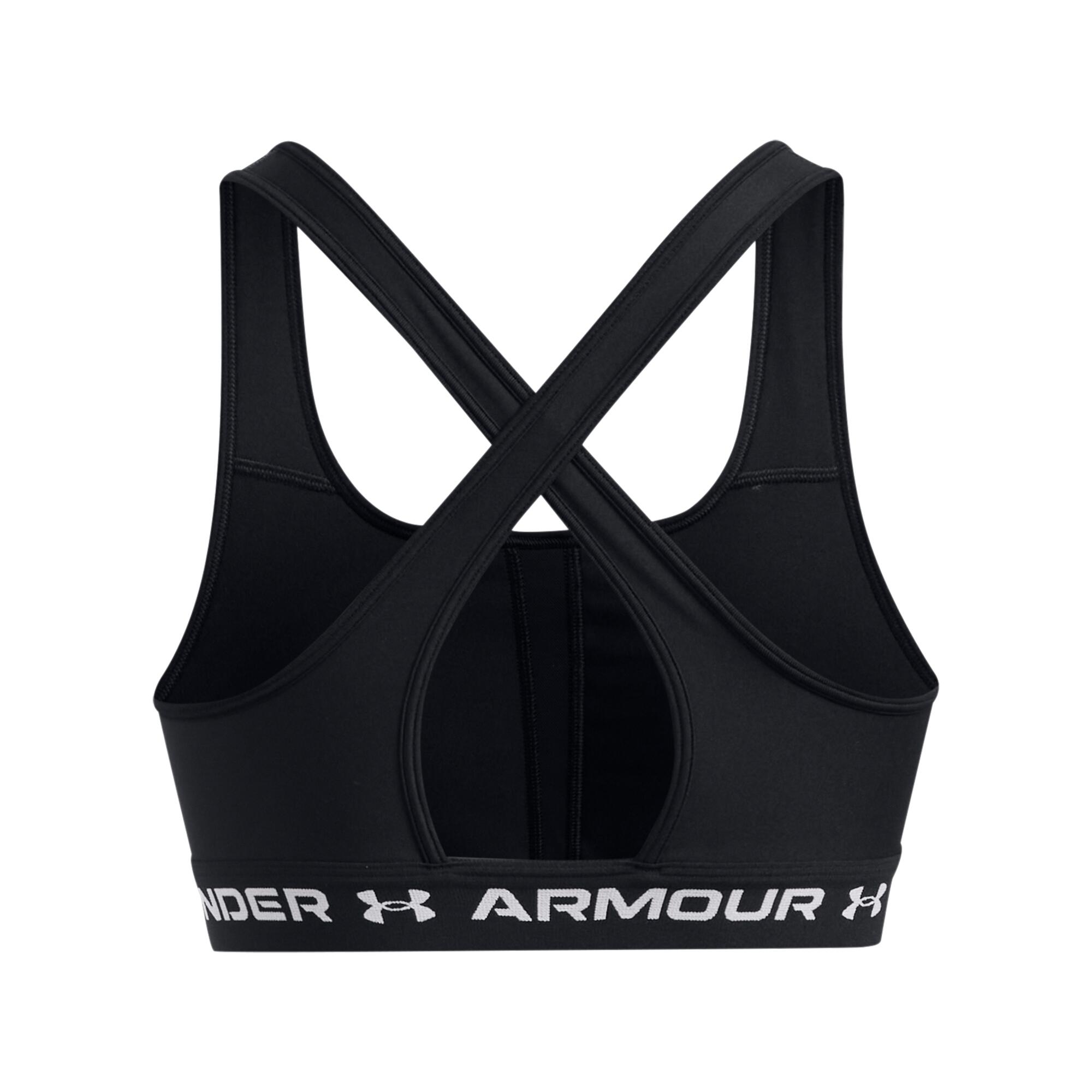 Sportbeha met gemiddelde ondersteuning voor dames Under Armour Crossback 3/5