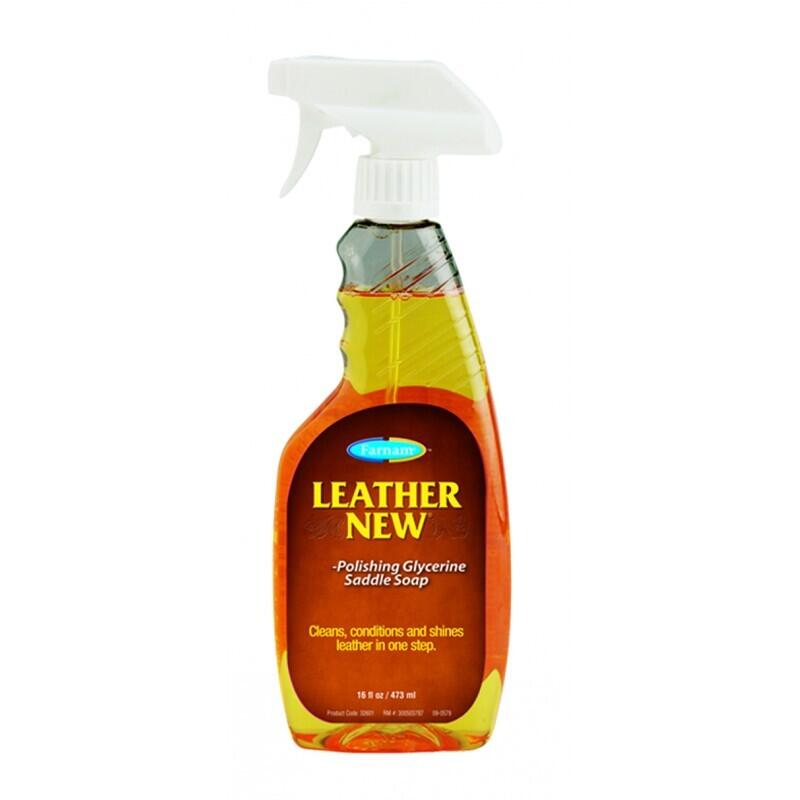 Glycerine leather soap for horseback riding Farnam Leather New 473 ml