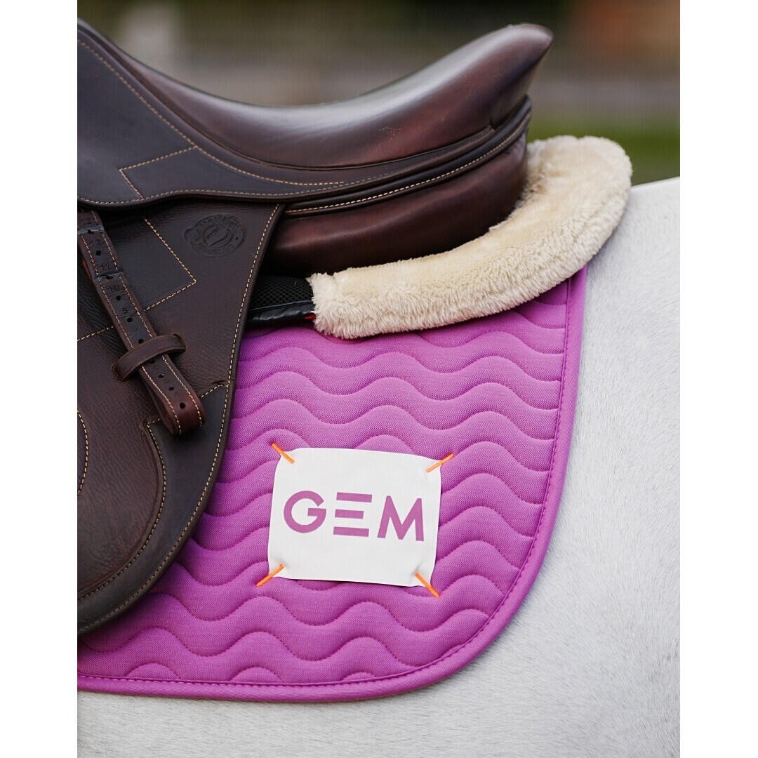 Tapis de selle TOUC TOUC Obstacle Rose - GEM 5/6