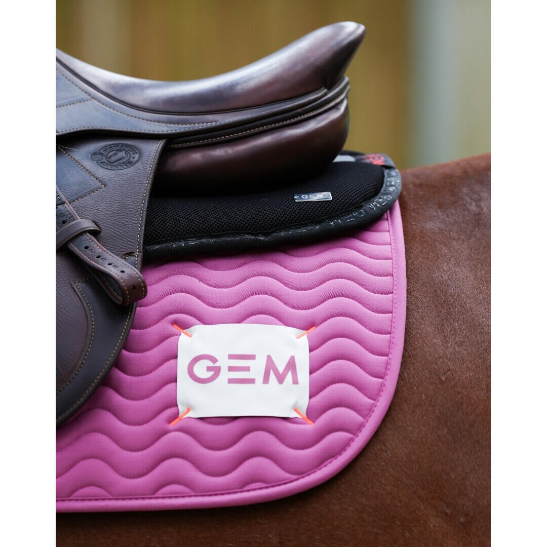 Tapis de selle TOUC TOUC Obstacle Rose - GEM 6/6