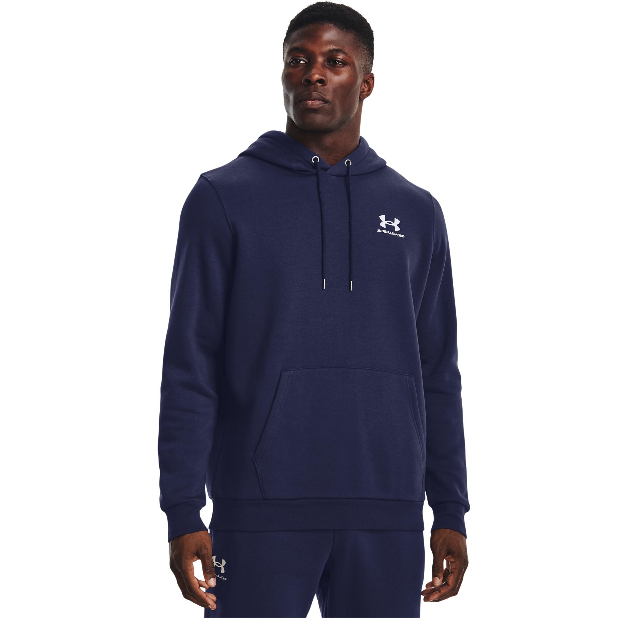 Felpa con cappuccio Under Armour Essential Fleece 3/6
