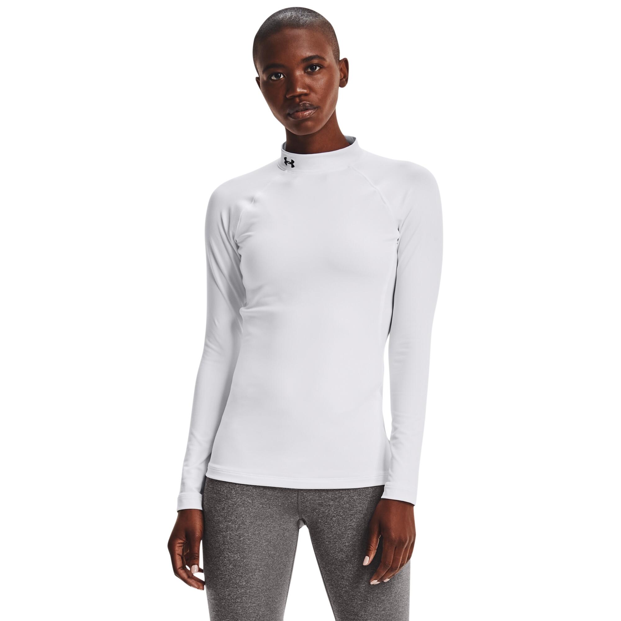 Camiseta de cuello alto para mujer Under Armour Authentics 3/6