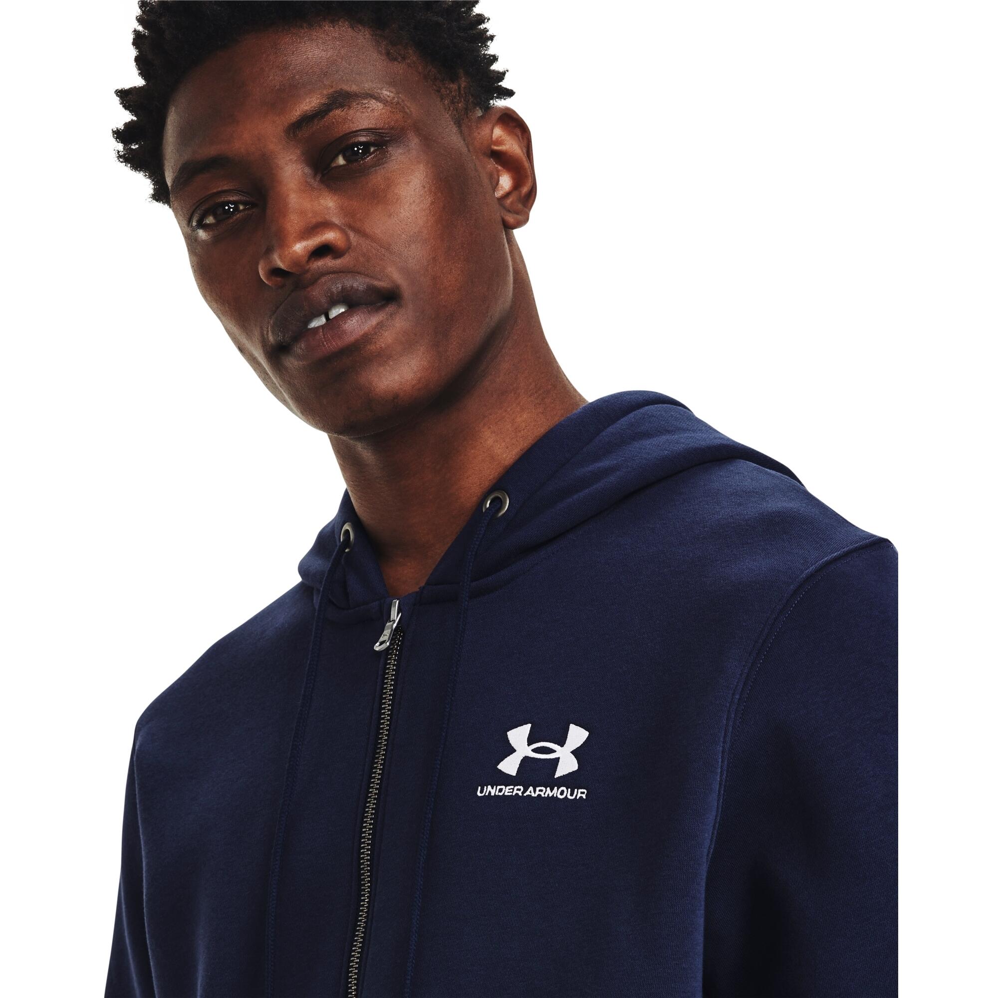Under Armour Herren Kapuzenjacke Essential Fleece Full Zip 1373881 6/6