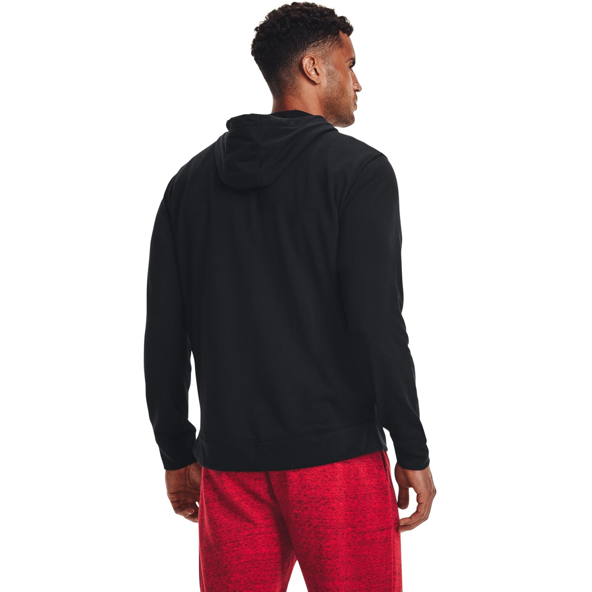 Cappuccio Under Armour Rival Terry, Nero, Uomini 5/6
