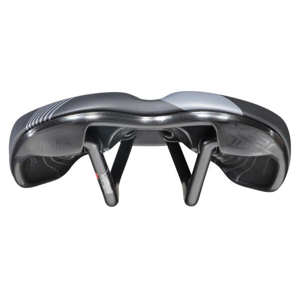 X-BOW FeC Sattel aus Aluminium, schwarz 6/7