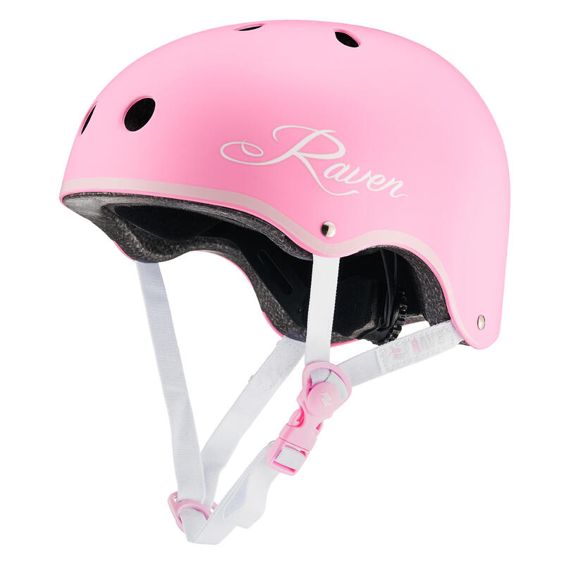 Casque de vélo, roller et skateboard pour enfants et adultes Essto Rose