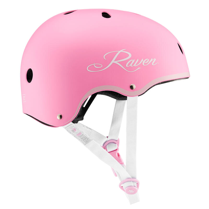 Casque de vélo, roller et skateboard pour enfants et adultes Essto Rose