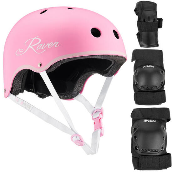 Kit pour vélo skateboard pour enfants et adultes casque Essto protections Dexard