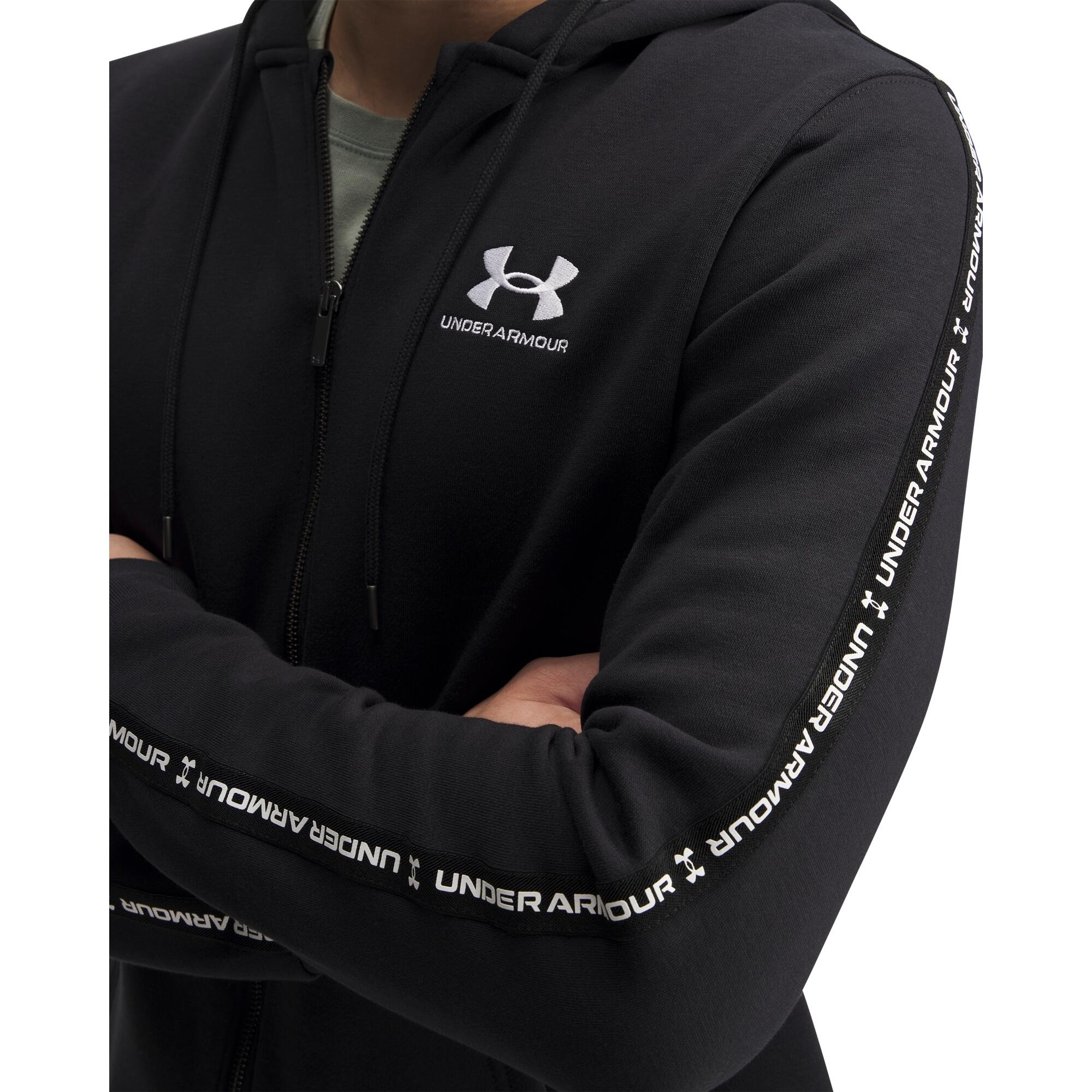 Hooded sweatshirt met rits Under Armour Icon Fleece 3/3