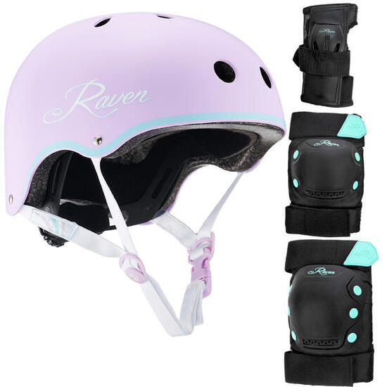Kit pour vélo skateboard pour enfants et adultes casque Essto protections Dexard