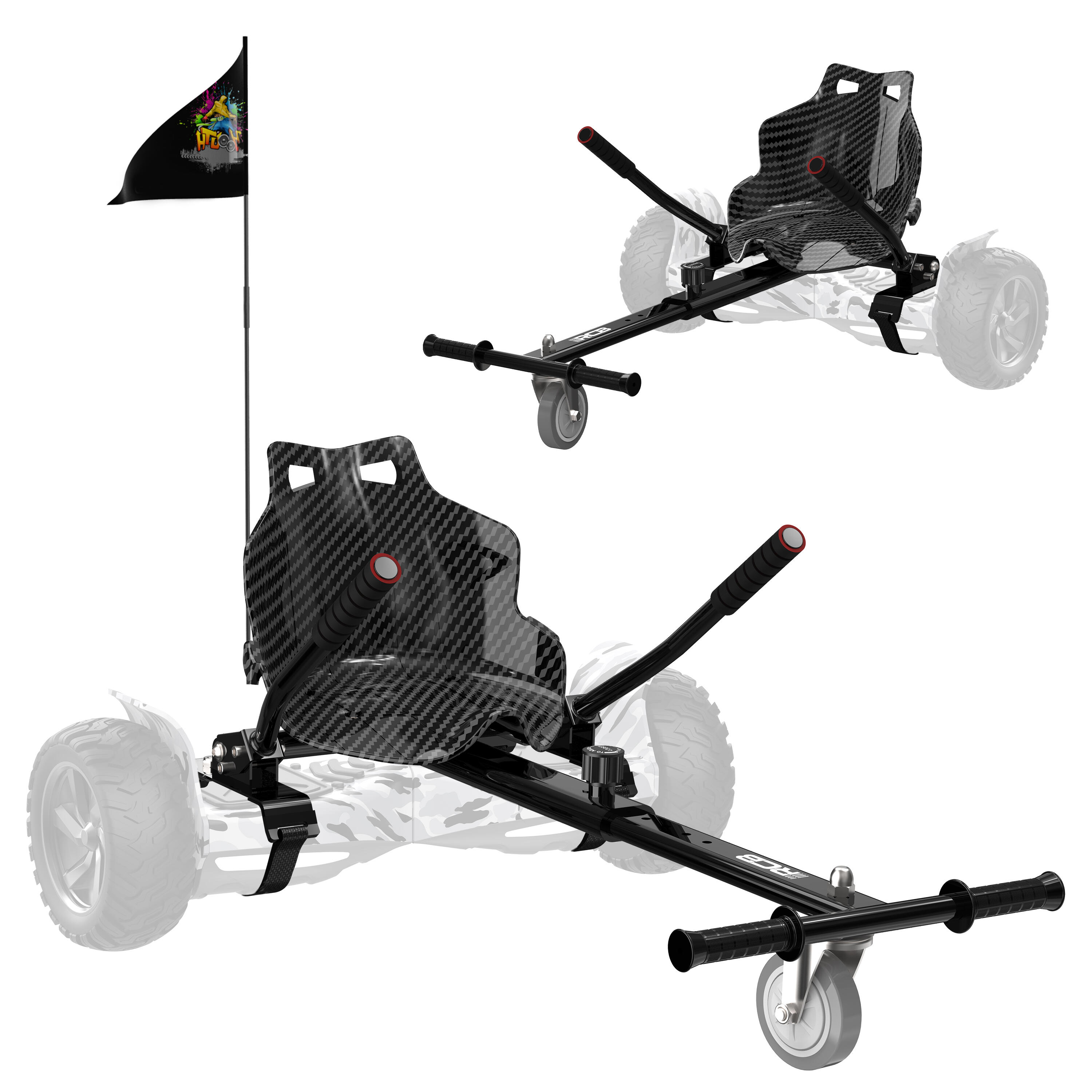 Hoverboards con Go-Kart de 8.5 Pulgadas, Bluetooth RCB-HY-A16 2/8