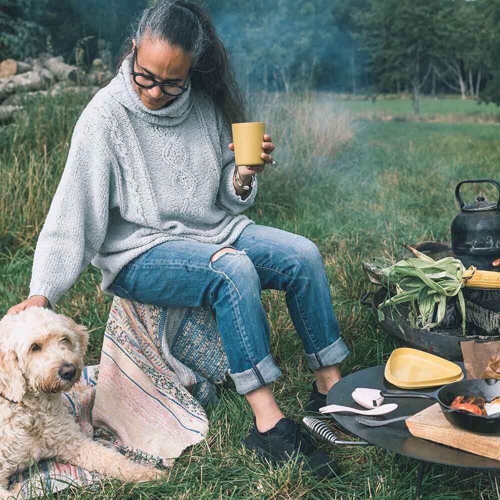 Niezbędnik spork sztućce turystyczne M Bio 3/3