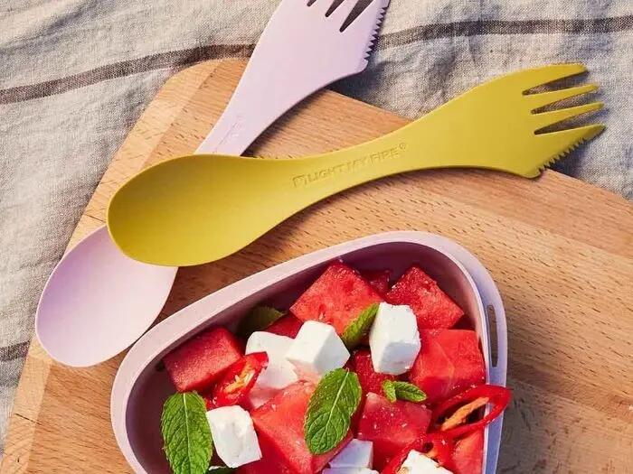 Niezbędnik spork sztućce turystyczne M Bio 2/3