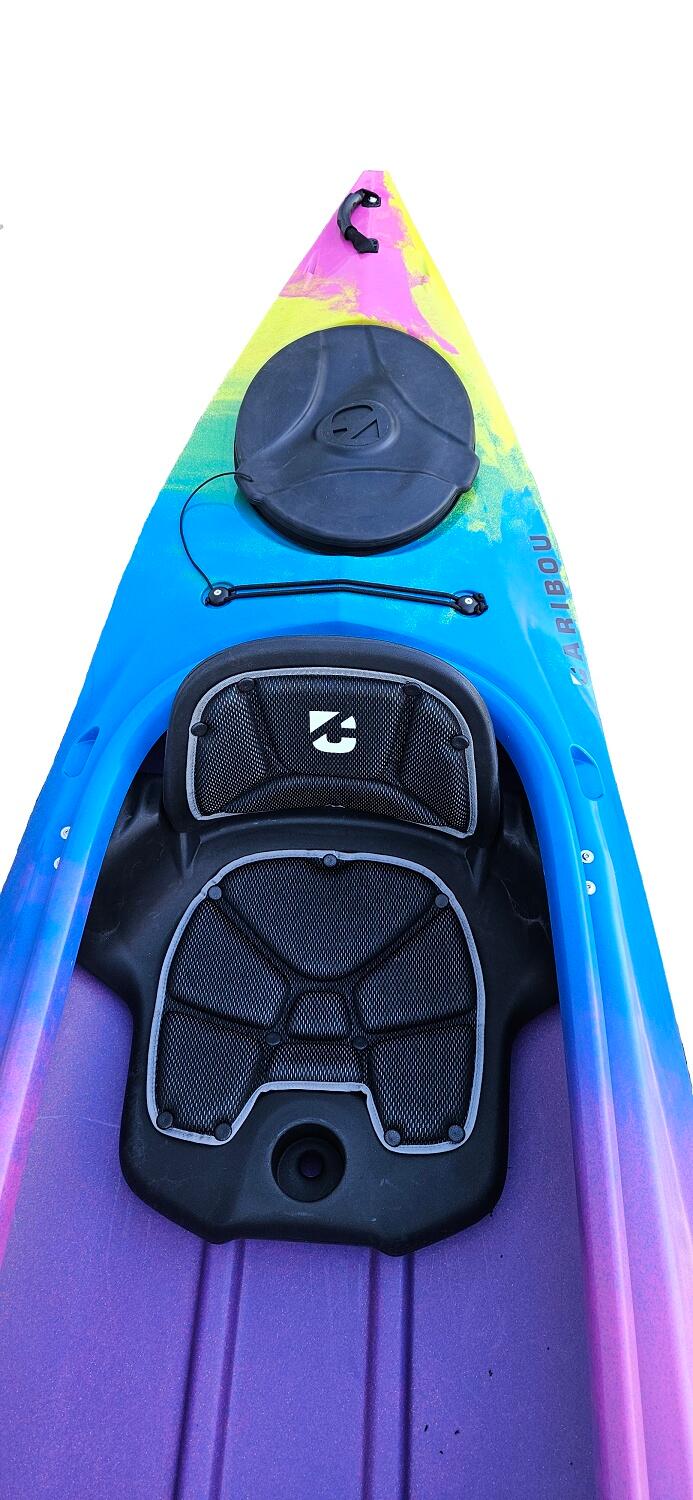 Kajak dwuosobowy do pływania Kayak Zone Caribou Adventure Lux z lukiem 6/7