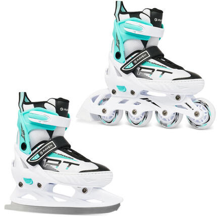 Patines Ajustables 2en1 Profession Blanco/Oro