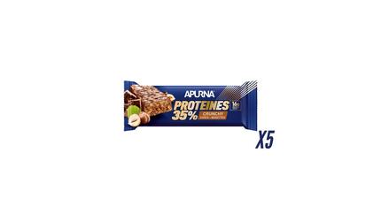 Barre Protéinée CRUNCHY Caramel-Chocolat - Etui 5x45g