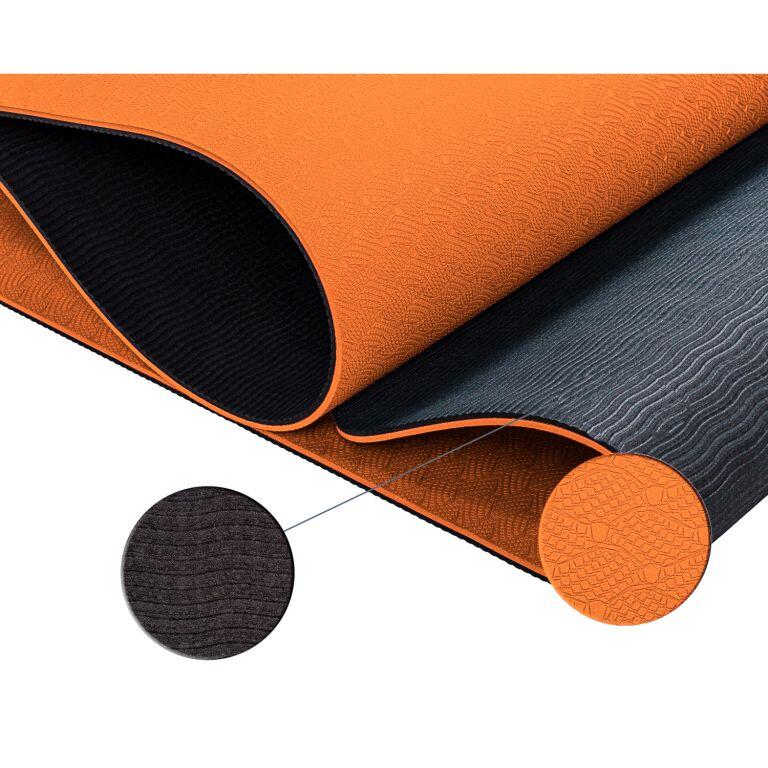 MOVIT Jóga podložka 190 x 100 x 0,6 cm, oranžová 4/5